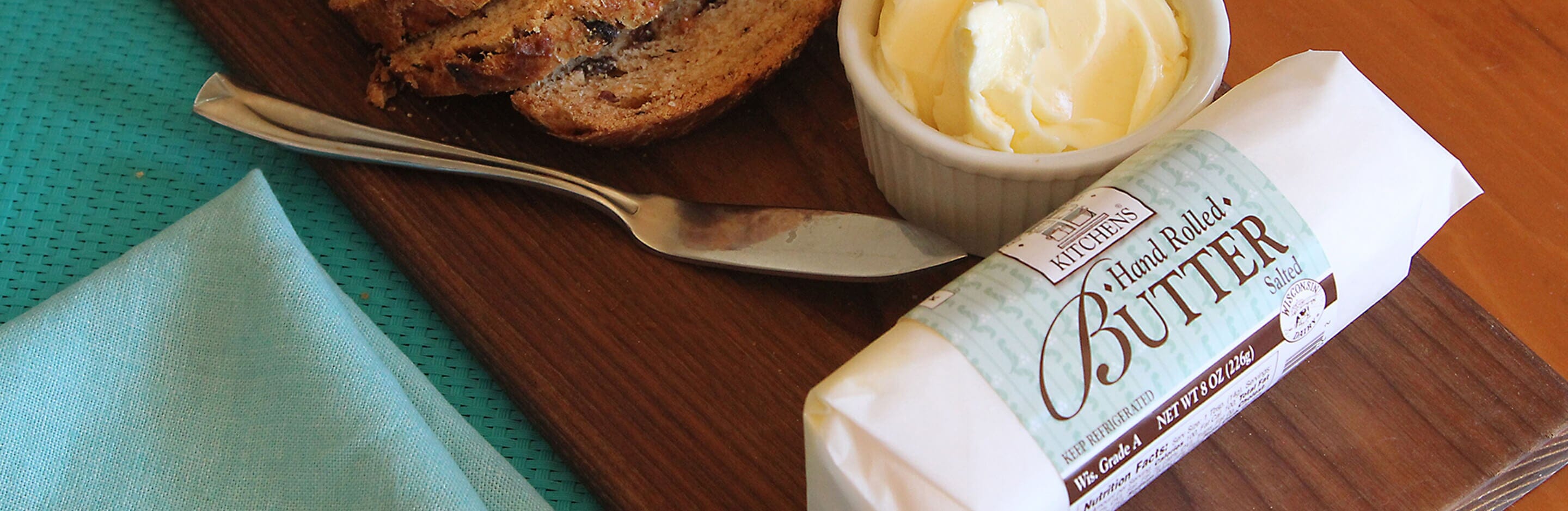 Churned Butter HandRolled, Grade A Salted Butter Market House