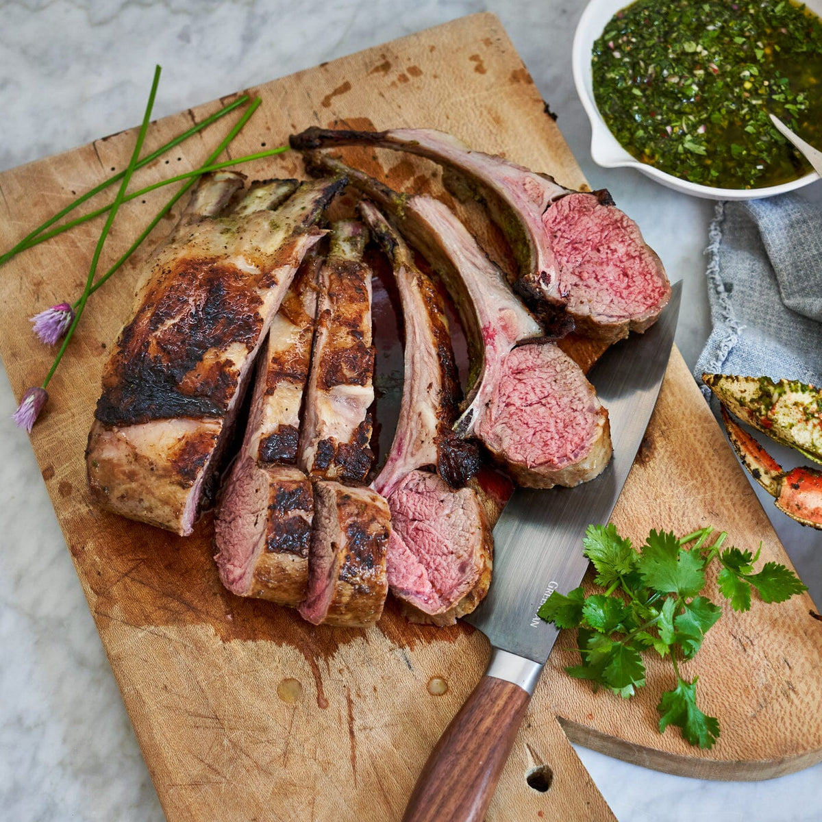 Frenched Rack of Lamb Market House