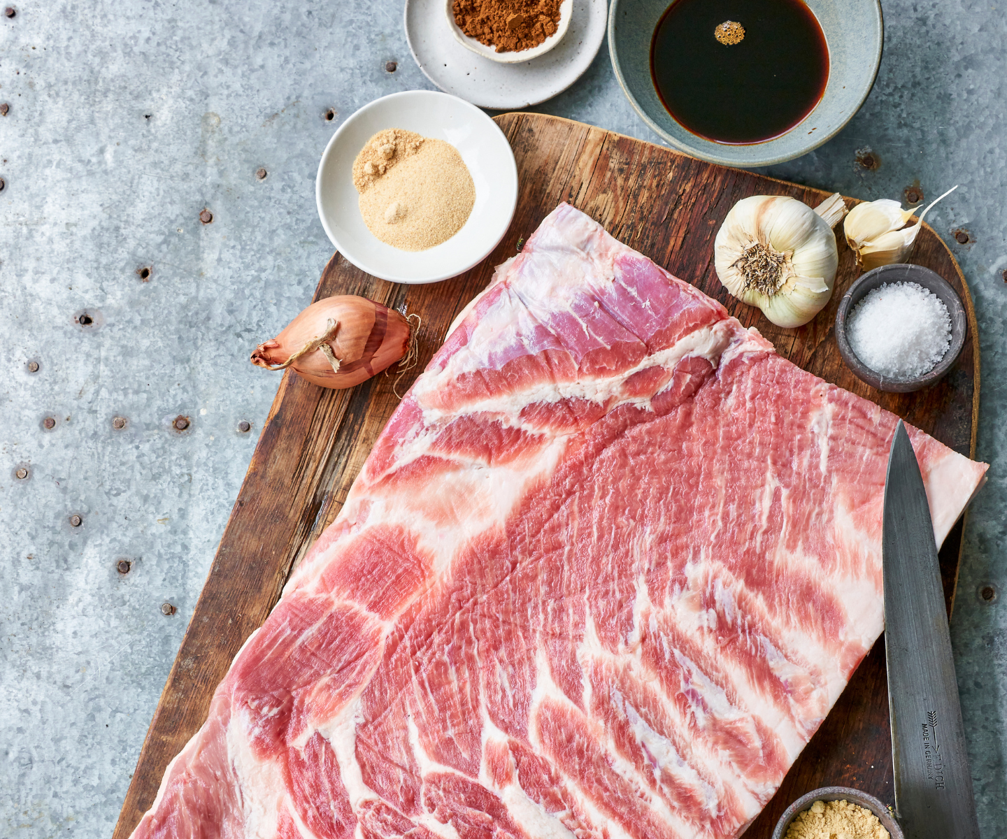 Raw Whole Pork Belly
