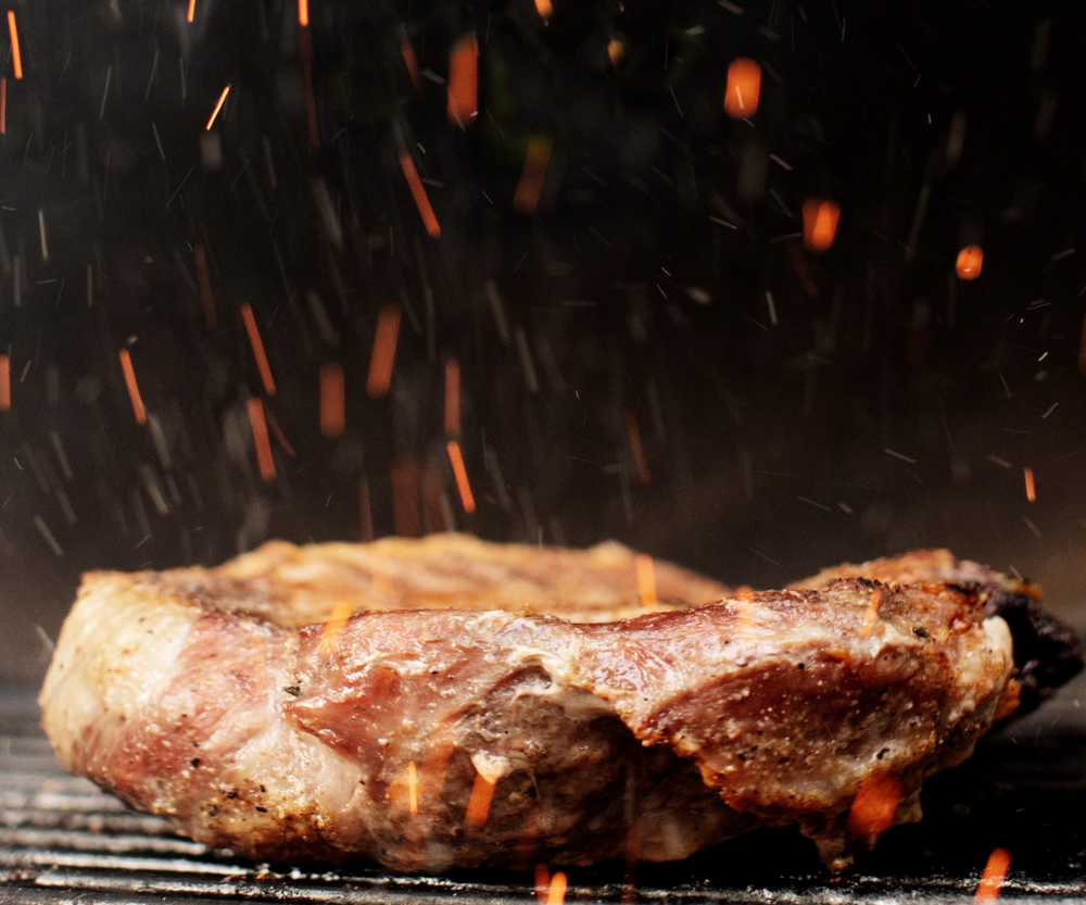 Pork Chop On Grill