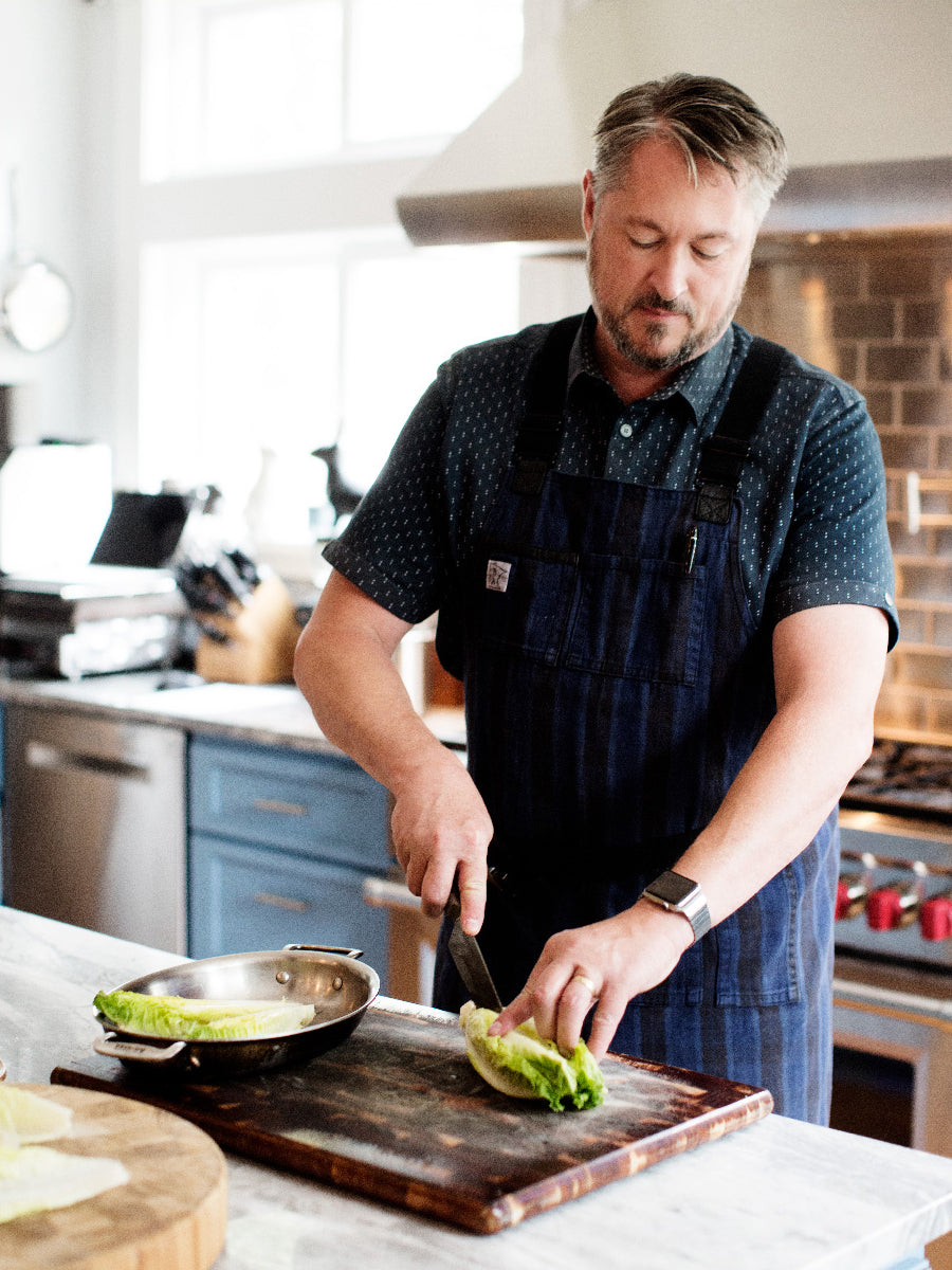 Chef Tim preparing a meal