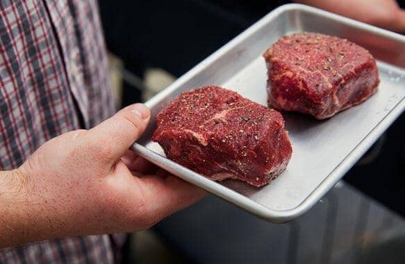 seasoned steak