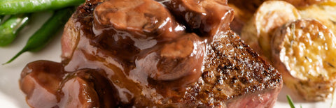 Steak and Mushrooms