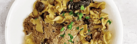 Slow Cooker Beef Stroganoff