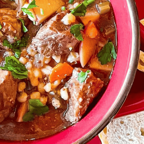 Slow Cooker Beef and Barley Stew