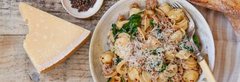 Orecchiette Pasta with Ground Veal and Spinach