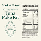 nutrition facts on wasabi tuna poke poke kit
