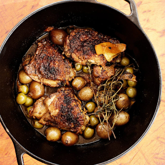 Bone-in, Skin-On Chicken Thighs Market House