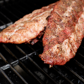 Pork Ribs on Grill