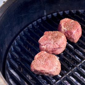 Choice Steak on Grill