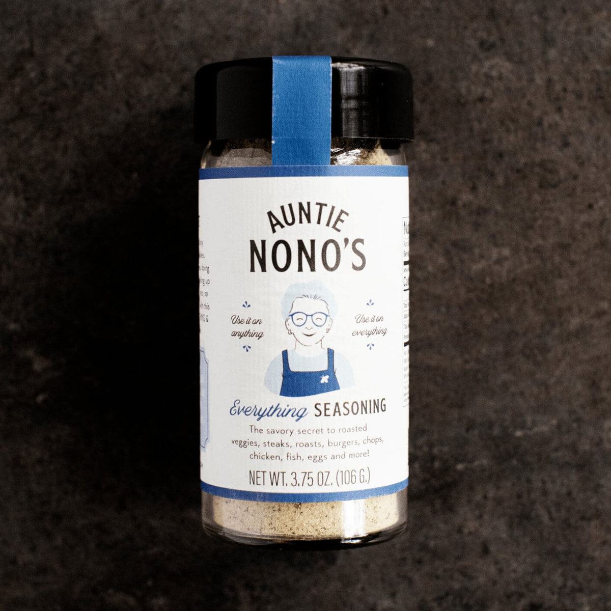 Auntie Nono's Steakhouse Seasoned SE33 Salt, All-Natural Gluten