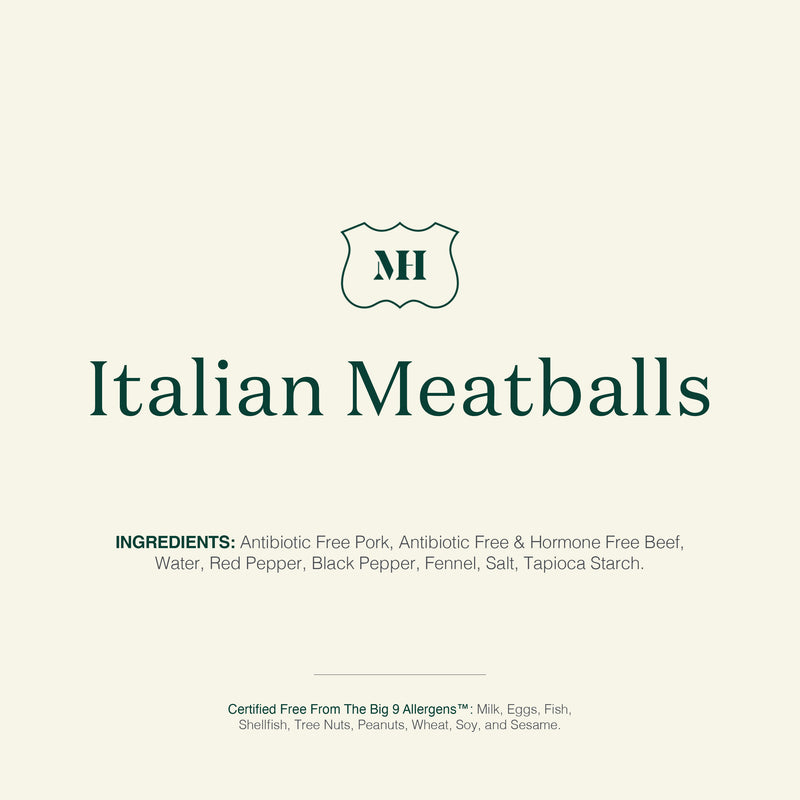 Italian Meatballs Ingredients