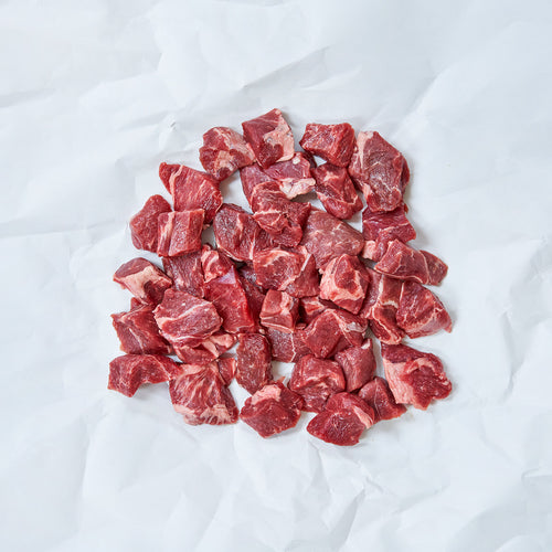 Lamb Kebob Meat on Butcher Paper