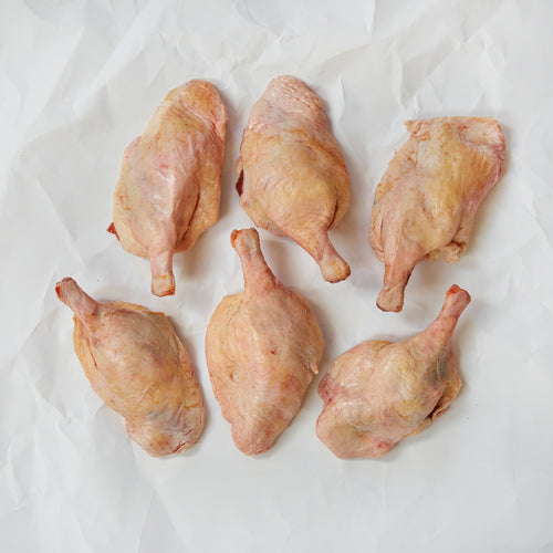 Moulard deck leg quarters on parchment paper 