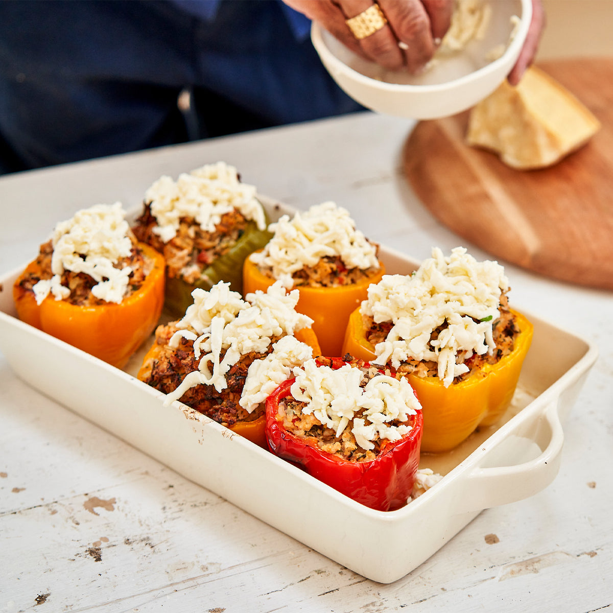 Ground Turkey Breast - stuffed peppers