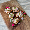 Smoked Steelhead Trout Salad with raddish served on bread - Market House